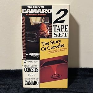 The Story of Camaro~An American Tradition~2 VHS Tape Box Set